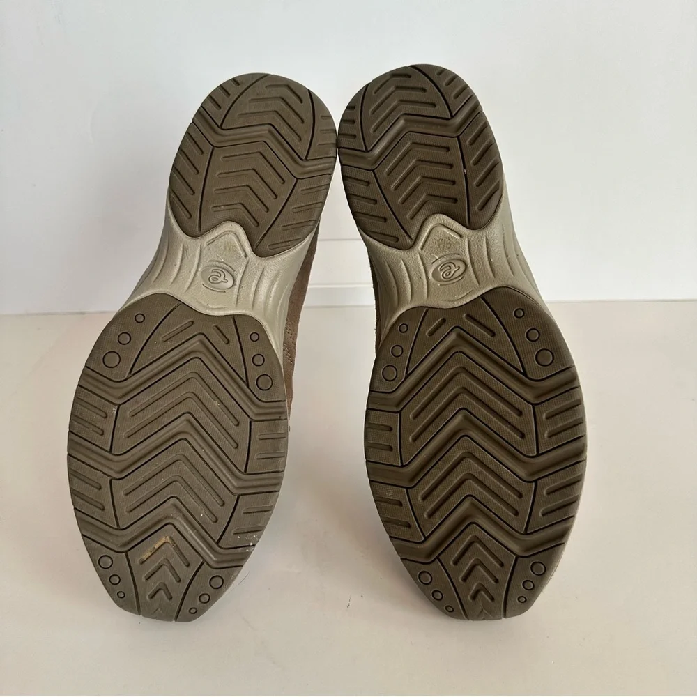 Easy Spirit TShuffle Ankle Bootie Sneaker Walking Comfort Casual Brown 9‎